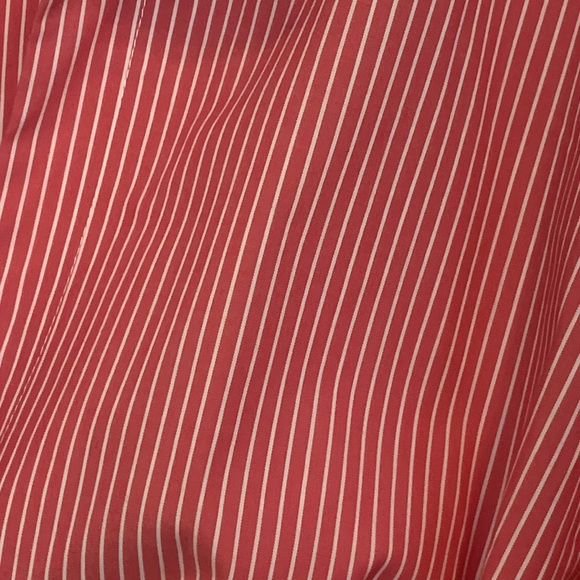 J. PETERMAN WOMENS 1950'S TIE FRONT BLOUSE STRIPED BUTTON DOWN - Picture 5 of 10